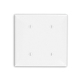 Leviton Wallplates 2 Gang Blank Wallplate Black 80734-E